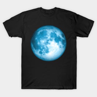 Full Blue Moon Painting T-Shirt